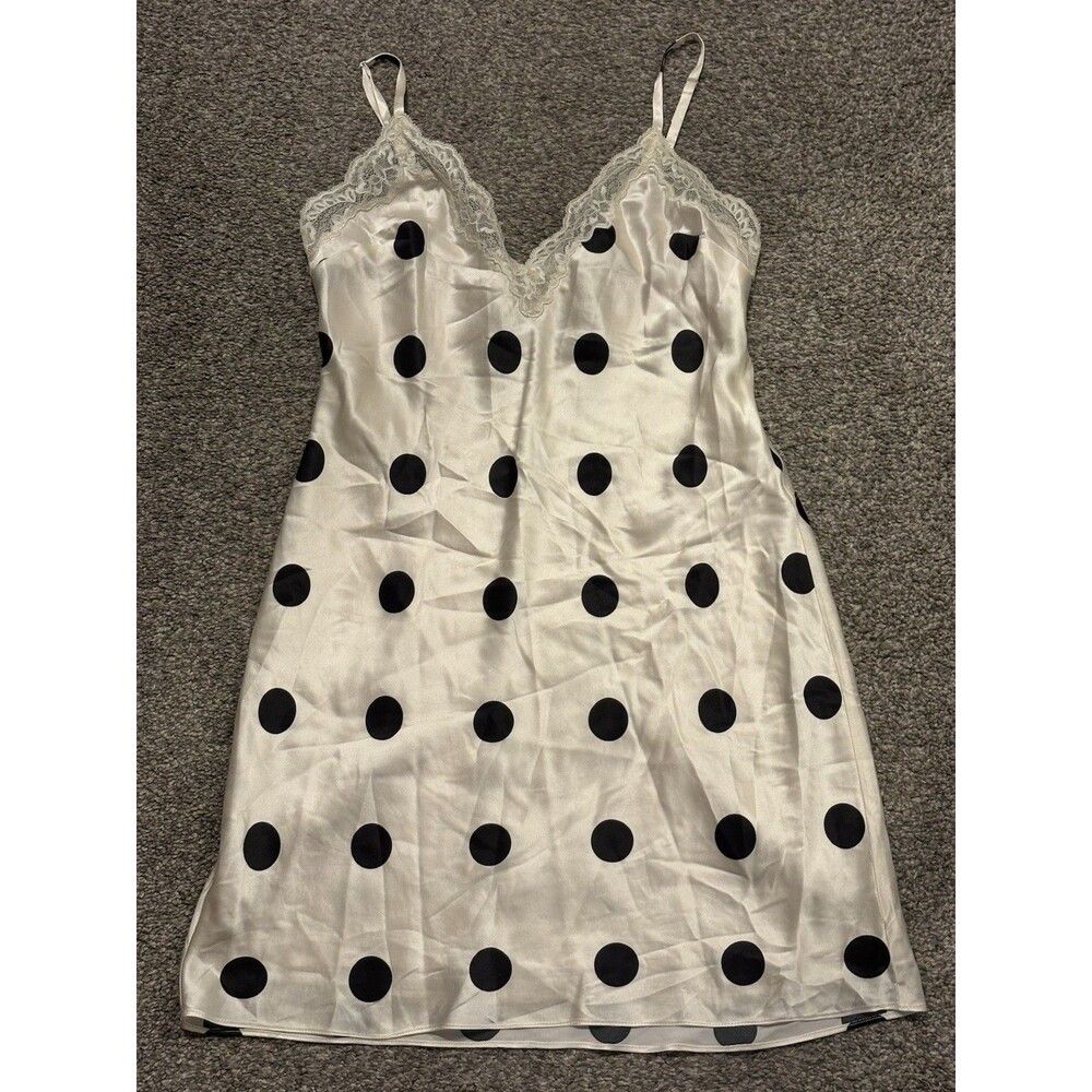Reformation Marina Silk Polka Dot‎ Dress Size Small
